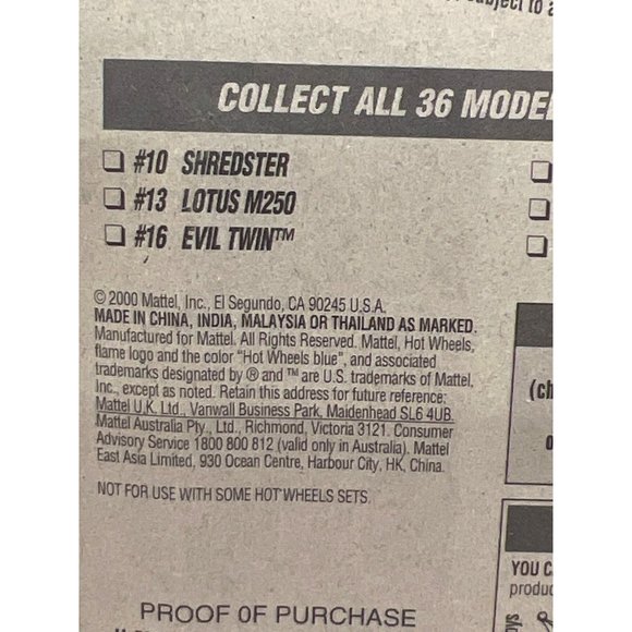 Hot Wheels 2001 First Editions 17 of 36 Collectable Car Hyper Mite Toy - Picture 5 of 9